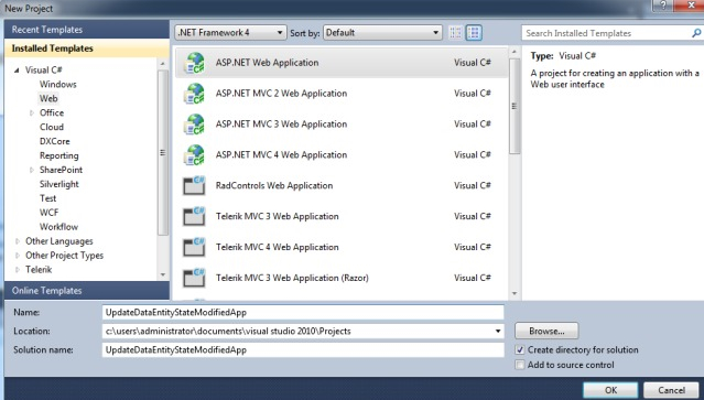 ASP dot NET web application